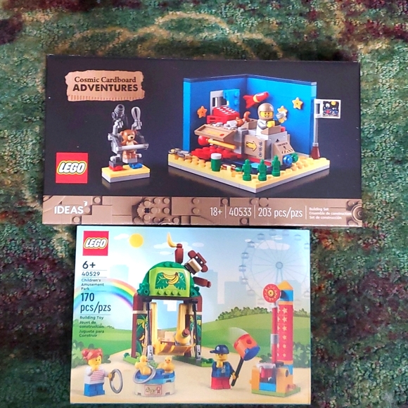 Lego 40529 & 40533 Ideas Cosmic Cardboard Adventures Ideas &  'Amusement - Picture 1 of 3
